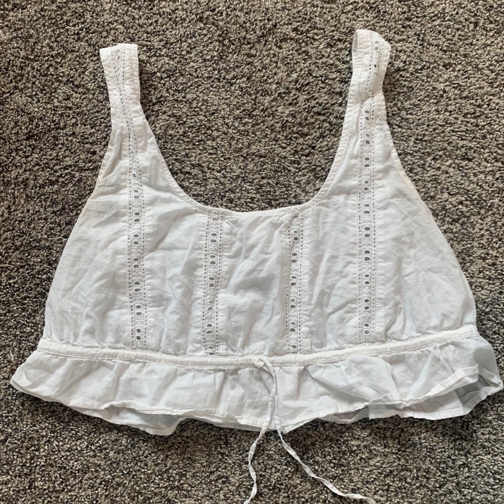 White tank top